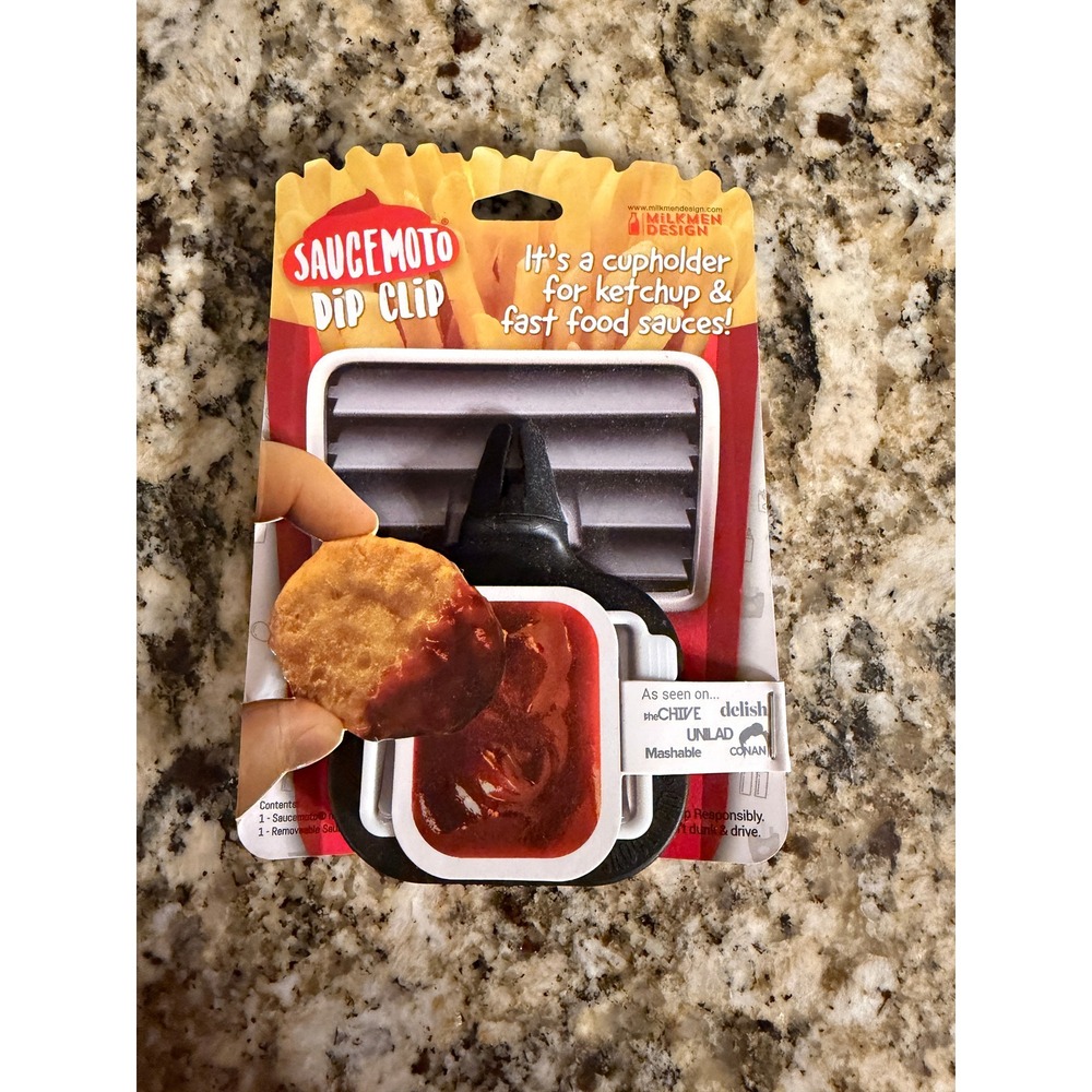 Sauce Moto Dip Clip Holder For‎ Ketchup Fast Food Sauces Milkmen Design
